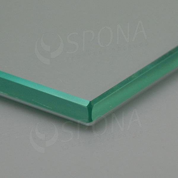 Polica sklenená TEMPER 940 x 550 x 8 mm, číra