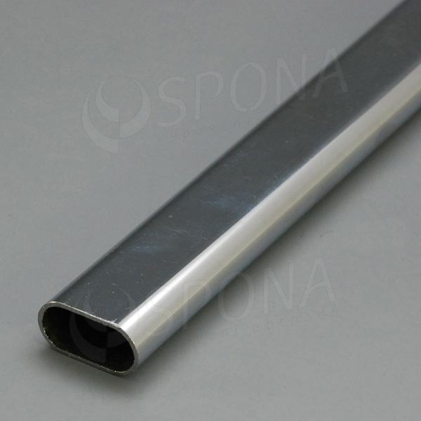 VARIANT trubka oválna 30 x 15 mm, dĺžka 3 m, chróm