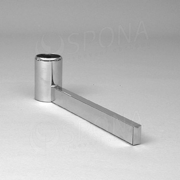 ROTO podstavec stojiny 420 mm, jednostranný, chróm