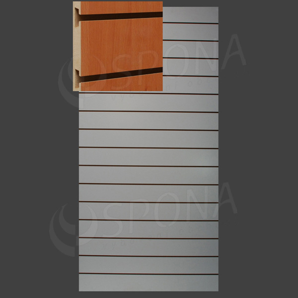 SLAT ART panel 120 x 240 cm, 15 drážok v rozostupe 15 cm, bez insertov, buk (fagio)