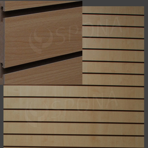 SLAT DREAM drážkový panel 120,5 x 122 cm, 11 drážok, rozstup 10 cm, bez insertov, buk
