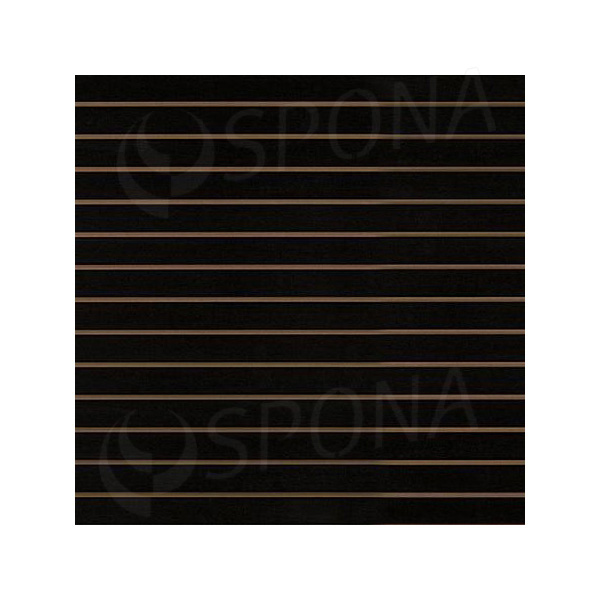 SLAT DREAM panel 120,5 x 122 cm, 11 drážok v rozostupe 10 cm, bez insertov, čierny (black)