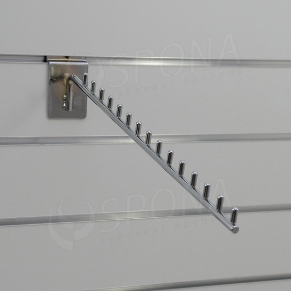 SLAT vodopád úzky 15 kolíčkov, 420 mm 15°, chróm