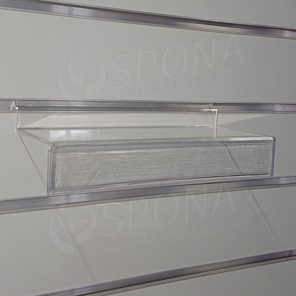SLAT police na topánky so zadným ohybom 100 x 250 mm, akryl