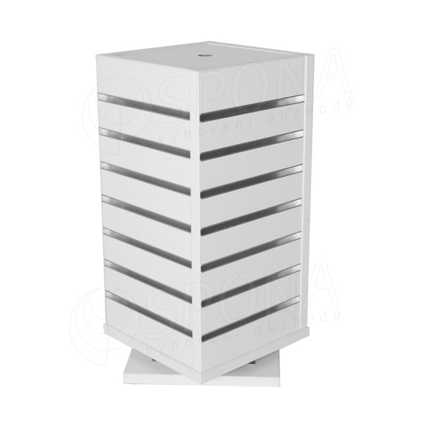Gondola stredová malá, SLAT FIX panel, boky 22 cm, výška 45 cm, biela