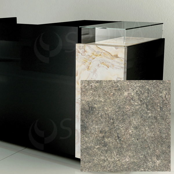 Čelný panel pre predajný pult UNO, umelá koža, prírodný kameň