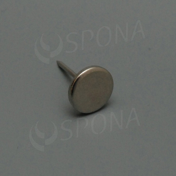 Bezpečnostný pin kovový, plochý, 16 mm