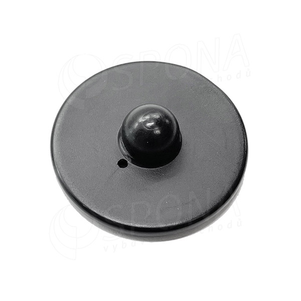 Bezpečnostná etiketa 8,2 MHz, ROUND 54 mm, plast, čierna