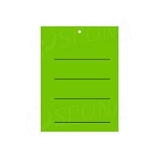 Papierové visačky, typ 3040, 29 x 40 mm, s potlačou, zelené, 2000 ks