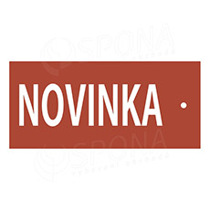 Papierové visačky, typ 50105, 105 x 48 mm, potlač "NOVINKA", červené, 100 ks