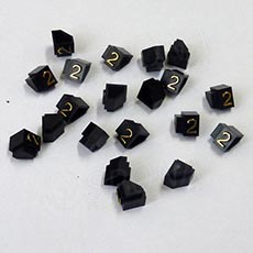 Cenovky Q 2D, 4 x 6 mm, náhradné číslo 