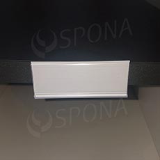 Krátka cenovková lišta samolepiaca, 26 x 70 mm, biele pozadie