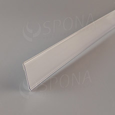 Cenovková lišta samolepiaca, 40 x 1250 mm, biele pozadie