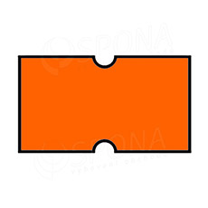 Etikety do klieští, typ COLA-PLY, rovné, 22 x 12 mm, oranžové, 1250 ks