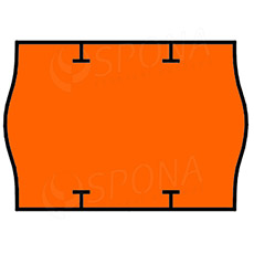 Etikety do klieští, typ START PRIX, zaoblené, 26 x 18 mm, oranžové, 1000 ks