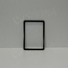 Plastový rámček na plagáty, typ M, formát A5, 148 x 210 mm, hrúbka 8 mm, čierny