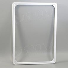 Plastový rámček na plagáty, typ 100, formát A3, 297 x 420 mm, hrúbka 11 mm, biely