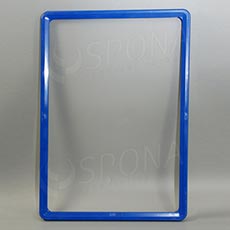 Plastový rámček na plagáty, typ 100, formát A3, 297 x 420 mm, hrúbka 11 mm, modrý
