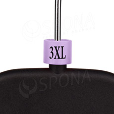 Minireitery, označenie "3XL", farba lila, čierna potlač, 25 ks
