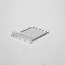 Stojanček C-5, 33 x 45 mm, transparentný