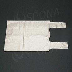 Mikroténové tašky HDPE, nosnosť 5 kg, 22+12 x 46 cm, transparentná, 100 ks