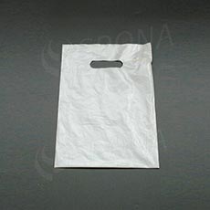 Igelitová taška LDPE, 25 x 35 cm, priesvitná biela