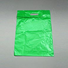 Igelitová taška LDPE, 35 x 50+5 cm, zelená, 1 ks