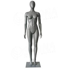 Figurína dámska ABSTRAKT GREY 01, šedý plast