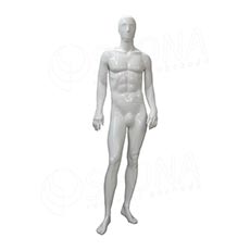 Figurína pánska TREND 03, lesklá biela