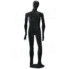 Figurína pánska FLEXIBLE, abstrakt, čierna, flok