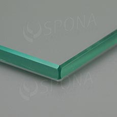 Polica sklenená TEMPER 600 x 400 x 8 mm, číra