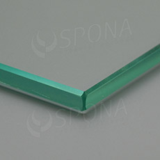 Polica sklenená TEMPER 600 x 600 x 8 mm, číra