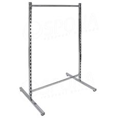 Stojan 1041N na obuv obojstranný, výška 145 cm, chróm
