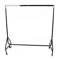 Štender TRIANGL šírka 150 cm, výška 157 cm, čierna matná, chróm