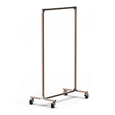 Štender PRIMO KIT 1B, šírka 90 cm, výška 150 cm, bronz a chróm