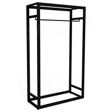 BIGSHOP KIT 07, 1072 x 442 x 1850 x 182,5 mm, matná čierna