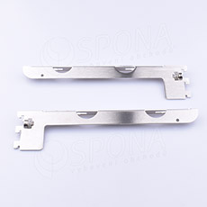 ARKSYS, držiak police s výrezmi, dĺžka 280 mm, satin