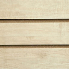 SLAT drážkový panel 120 x 120 cm, 11 drážok, rozstup 10 cm, bez insertov, javor
