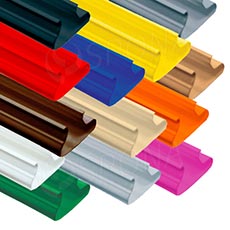 SLAT insert / lišta do drážky, plast, dĺžka 120 cm, šedý