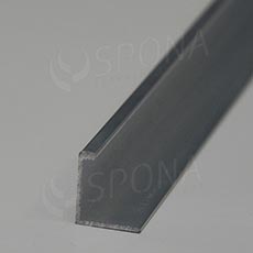 SLAT profil - lišta koncová, dĺžka 250 cm, hliník