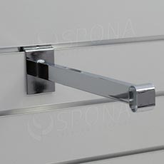 SLAT konzola pre oválnu trubku, dĺžka 310 mm, chróm