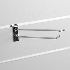 SLAT háčik s hrazdou, dĺžka 250 mm, chróm