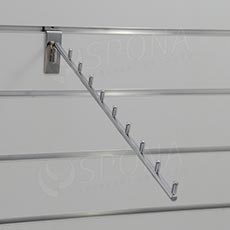 SLAT vodopád úzky 9 kolíčkov, 400 mm, sklon 15°, chróm