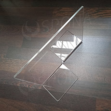Delič k hrabaciemu košu 10 x 27,4 cm, transparentní plexi
