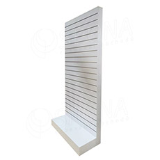 Gondola typ L, SLAT FIX panel, 120 x 50 x 240 cm, biela