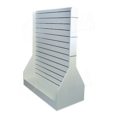 Gondola typ Y, SLAT panel, 124x60x163 cm, biela