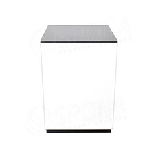 Pult BOX komplet predajný 62 x 93 x 65 cm, biele + čierne LTD