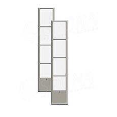 Bezpečnostný detektor DUAL PLEXI - 300, 8,2 MHz, vrátane zdroja