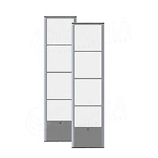 Bezpečnostný detektor DUAL PLEXI - 400, 8,2 MHz, vrátane zdroja