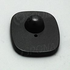 Plastová bezpečnostná etiketa, 50 x 40 mm, 8,2 MHz čierna, (ST) 1 ks